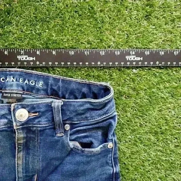 American Eagle Women's Super Stretch Skinny Denim Jeans Size 2 Regular - Picture 8 of 9